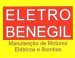 Taubaté: Eletro Benegil - Manutenção de Motores Elétricos e Bombas D'Agua