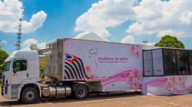 Taubaté recebe a Carreta da Mamografia do “Mulheres de Peito”