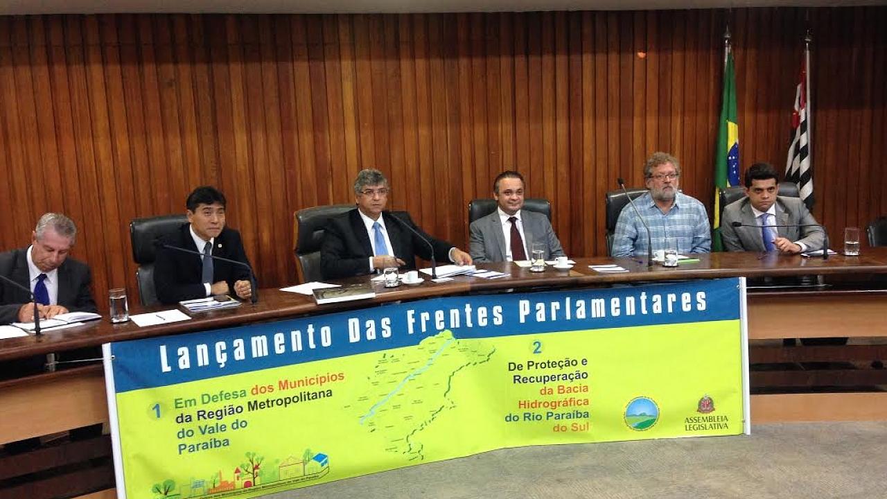 Frentes parlamentares vão defender rio Paraíba do Sul