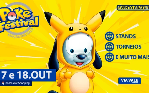 Taubaté: Poke Festival em Taubaté reúne fãs de Pokémon e jogos de cartas