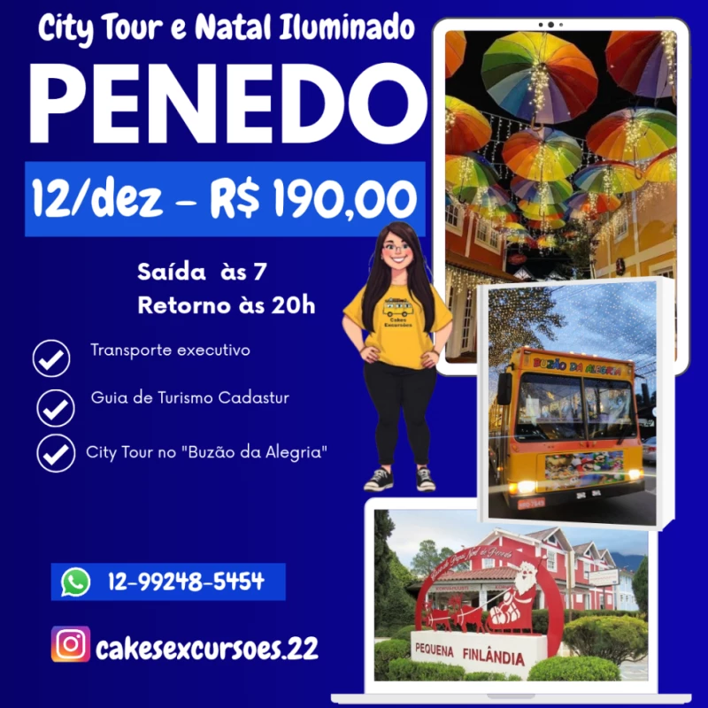 City Tour e Natal Iluminado em Penedo 
