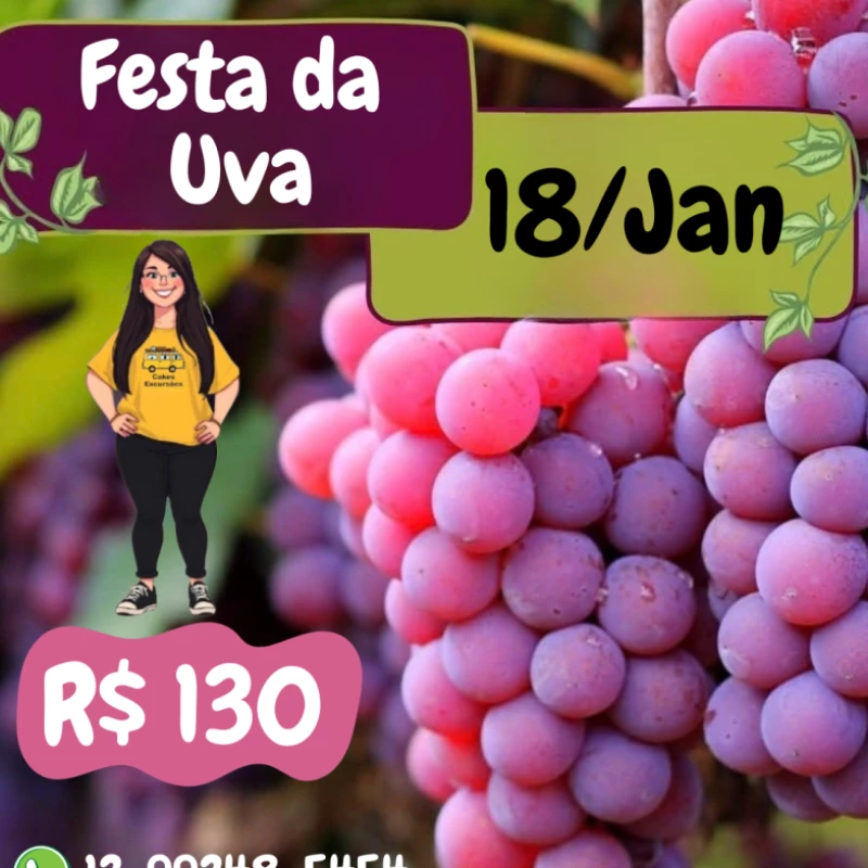 Excursão para a Festa da Uva em Jundiaí 