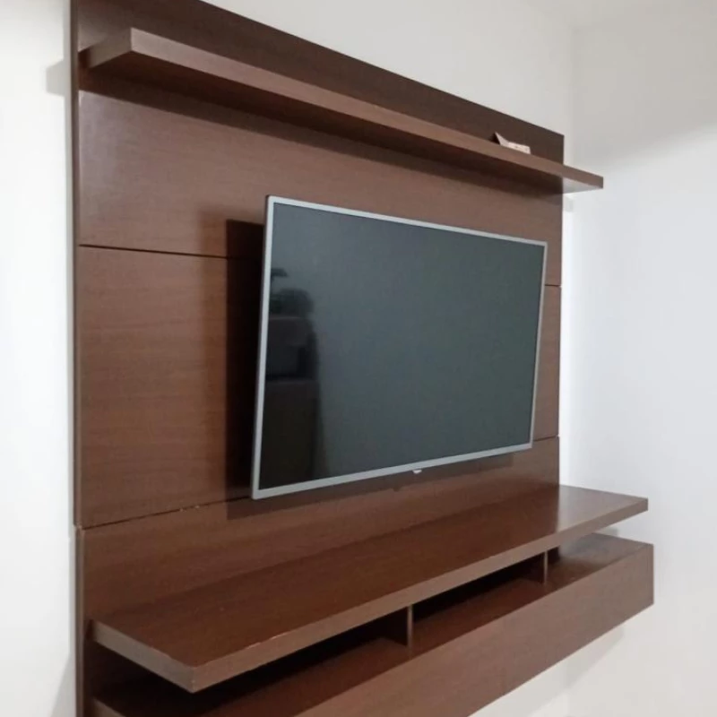 Lindo painel rack de móveis planejados