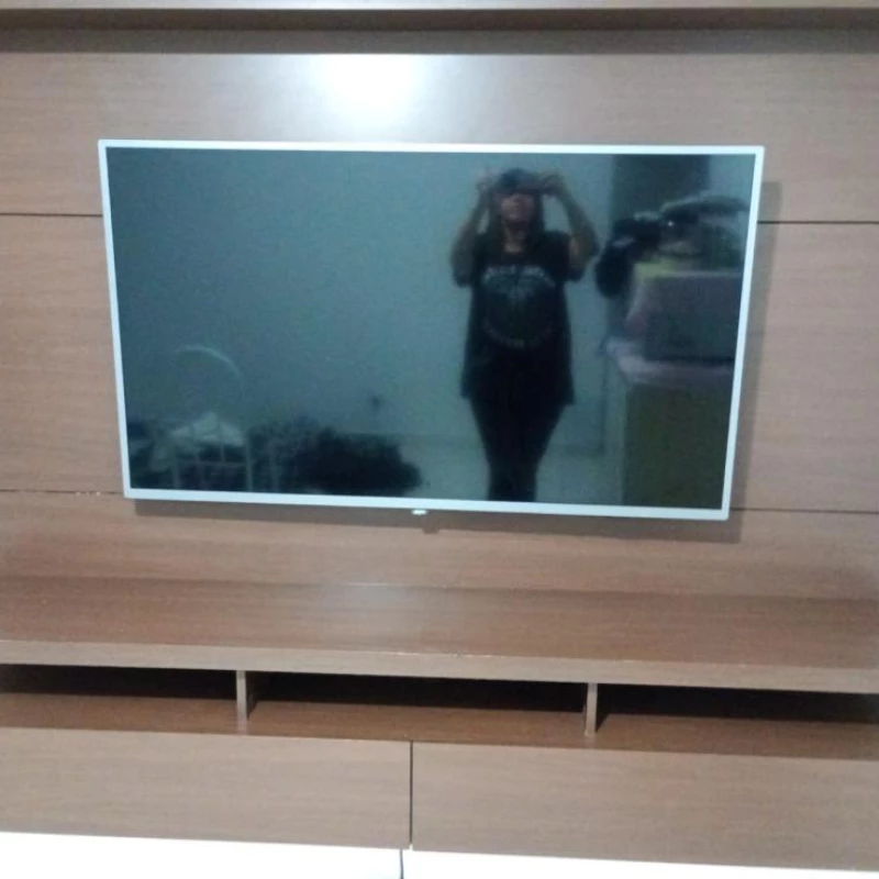 Lindo painel rack de móveis planejados