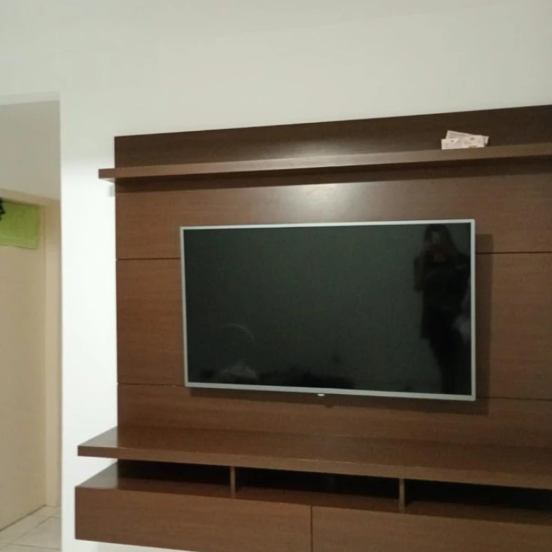 Lindo painel rack de móveis planejados
