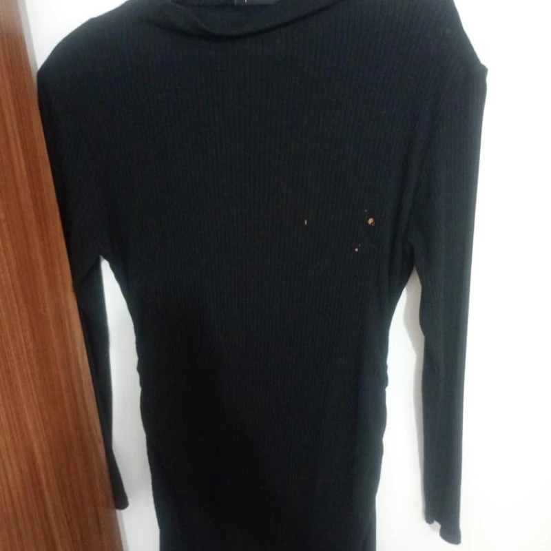 Lindo vestido social ideal para o frio muito confortável