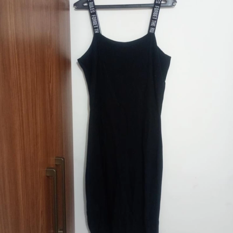 Lindo vestidos de cotton com alça reforçada