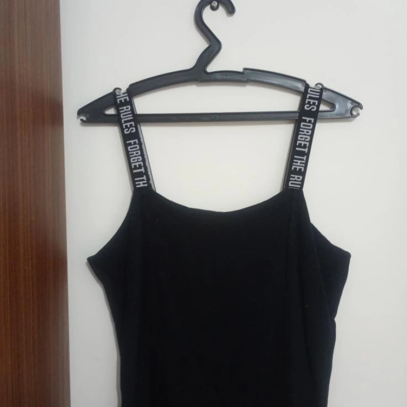Lindo vestidos de cotton com alça reforçada