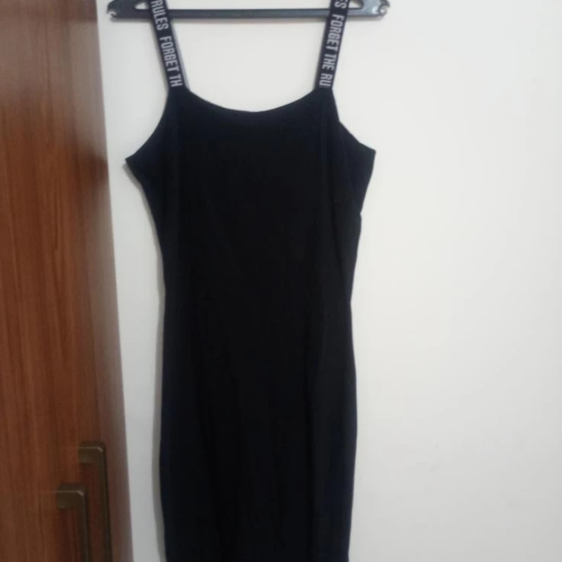 Lindo vestidos de cotton com alça reforçada