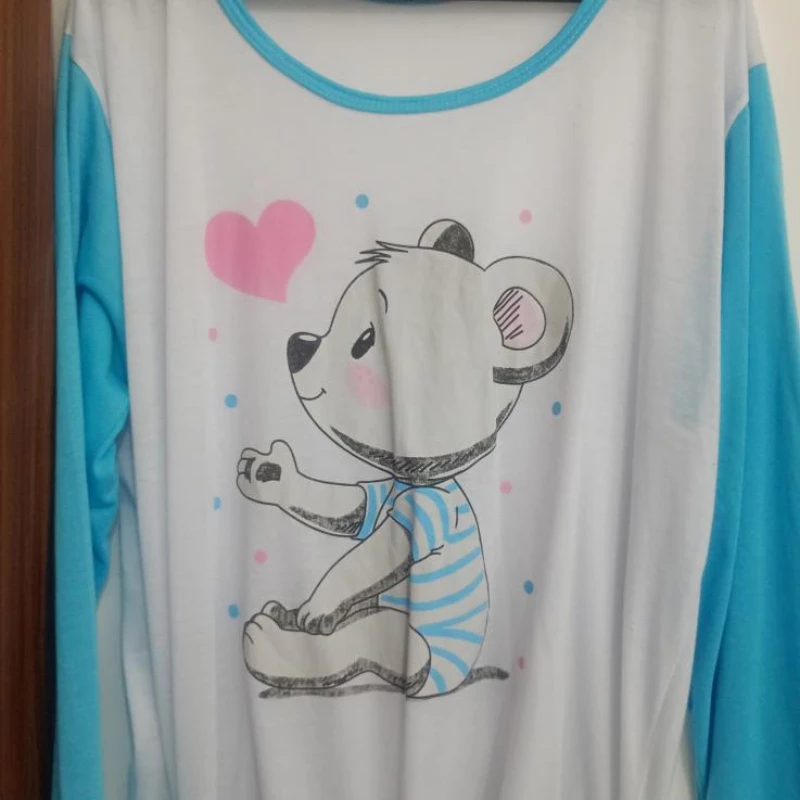 Lindo pijama confortável tamanho GG