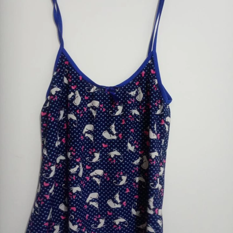 Blusinha de alcinha camisola tamanho M