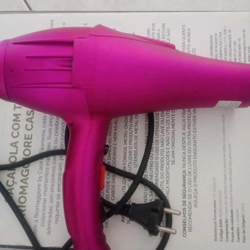 Secador de cabelo bivolt de luxo profissional