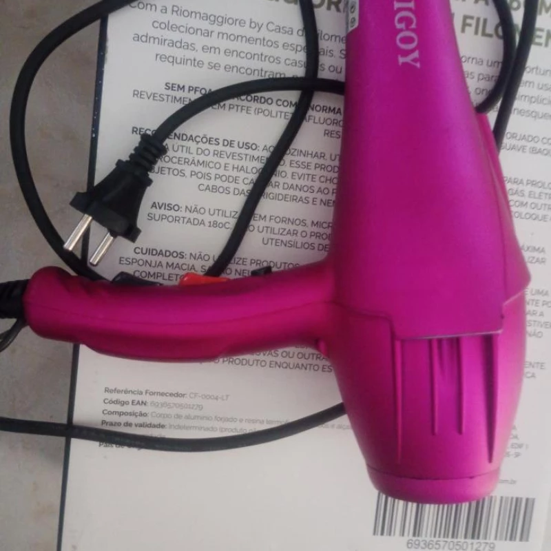 Secador de cabelo bivolt de luxo profissional