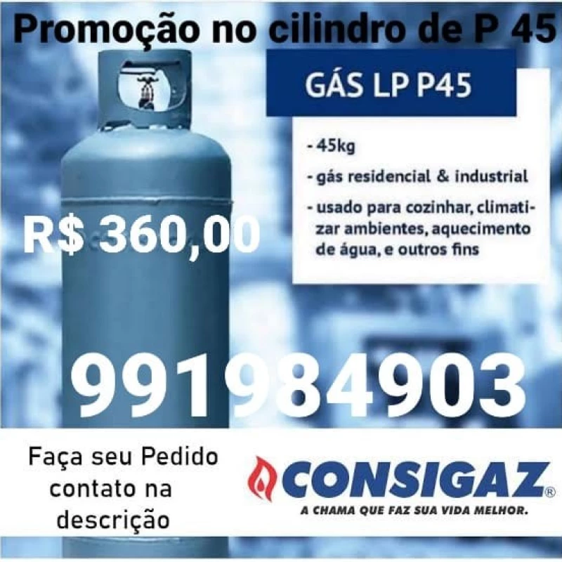 Gás Residencial e Industrial P45