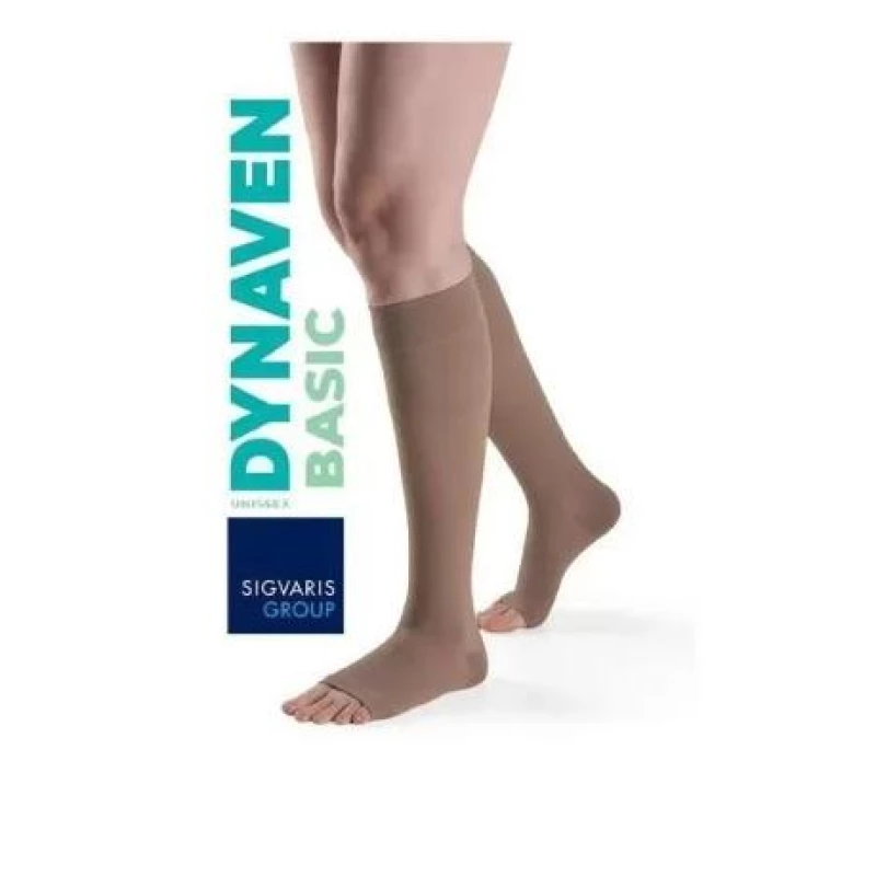 MEIA SIGVARIS 3/4 BASIC DYNAVEN - 20-30mmHg