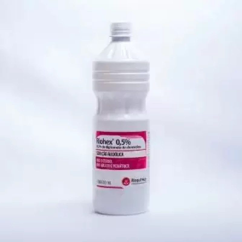 CLOREXIDINA ALCOOLICA RIOHEX 0,5% 1LT - RIOQUIMICA