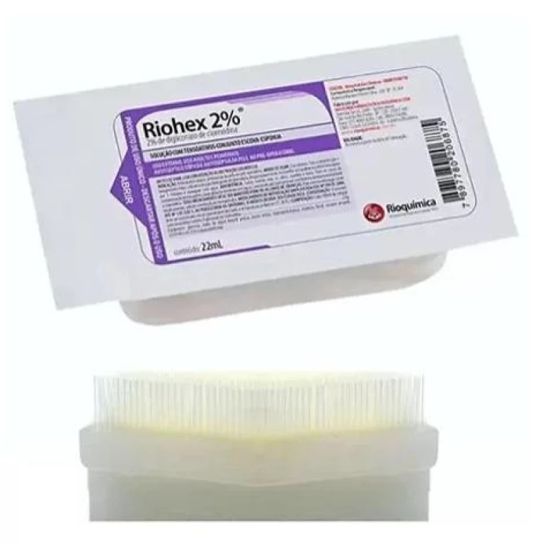 ESCOVA PARA LIMPEZA = COM CLOREXIDINA 2% RIOHEX SCRUB - RIOQUÍMICA
