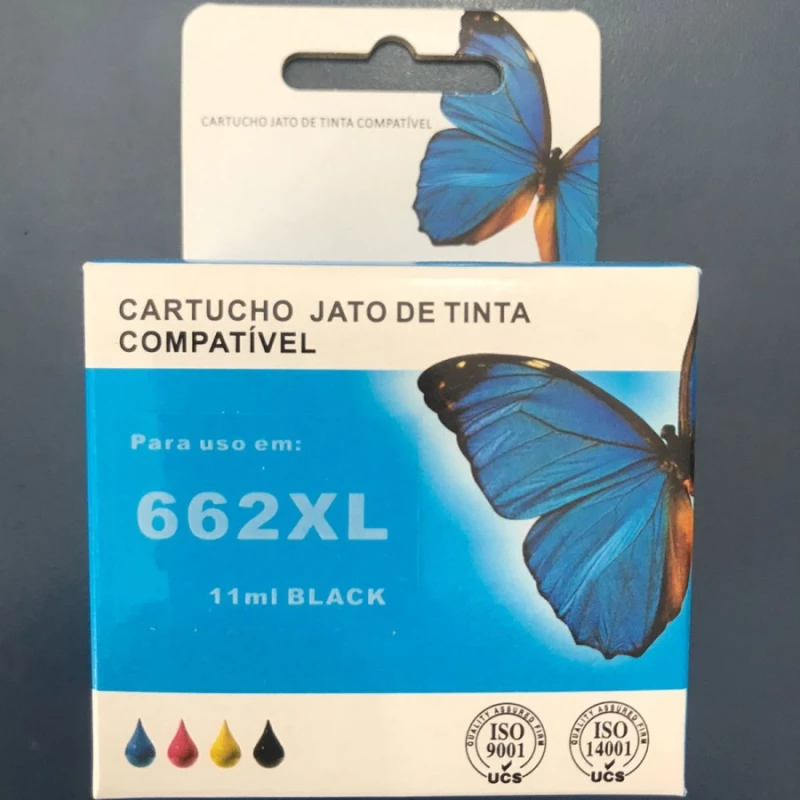 Cartucho Compatível HP 662XL - Preto