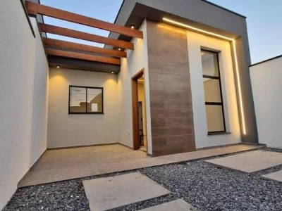 Belíssima casa 2 dormitórios com suíte Conceito moderno 