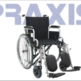 CADEIRA DE RODAS FRANKFURT 110KG EP REF 1059 - PRAXIS