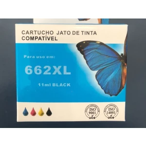 Cartucho Compatível HP 662XL - Preto