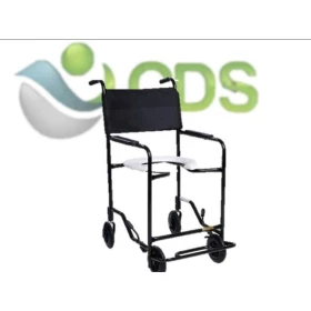 Foto CADEIRA DE BANHO MODELO 201 APOIO P/PES FIXO 85KG PRETA - CDS