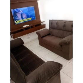 Foto Conjunto de sofás estofados de luxo 