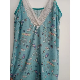 Foto Conjunto de pijama muito confortável blusinha de alci