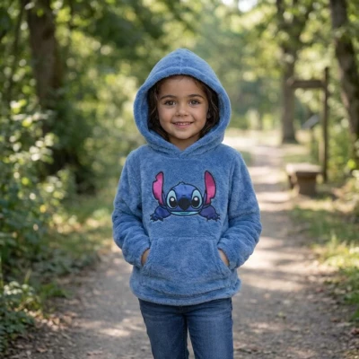 Taubaté: Moletom Infantil Peluciado Premium com Capuz e Bolso Canguru – Quentinho para Inverno