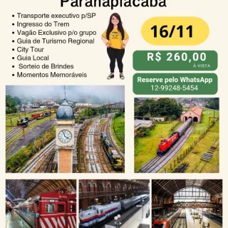 Excursão  passeio de trem