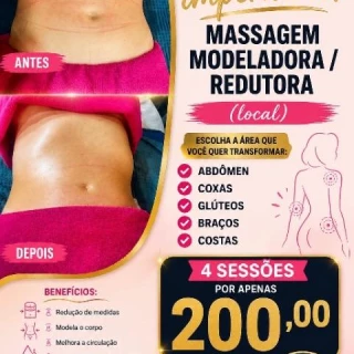 Massagem Modeladora / Redutora