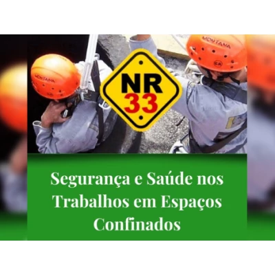 Taubaté: Treinamento NR-33 - Segurança e Saúde nos Trabalhos em Espaços Confinados