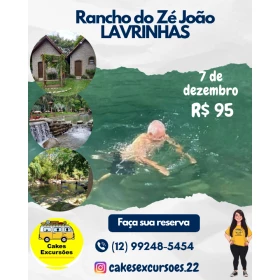 Foto Excursão para o Rancho do Zé João em Lavrinhas 