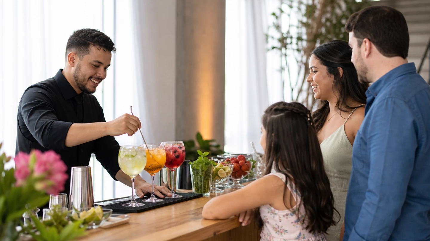 Guia de bartender para festas em Taubaté