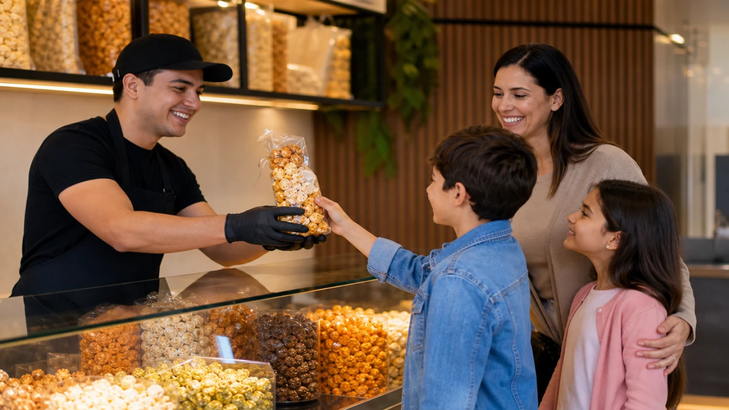 Descubra a pipoca gourmet em Taubaté