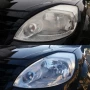 Legenda: Antes e Depois. Farol Ford Ka.