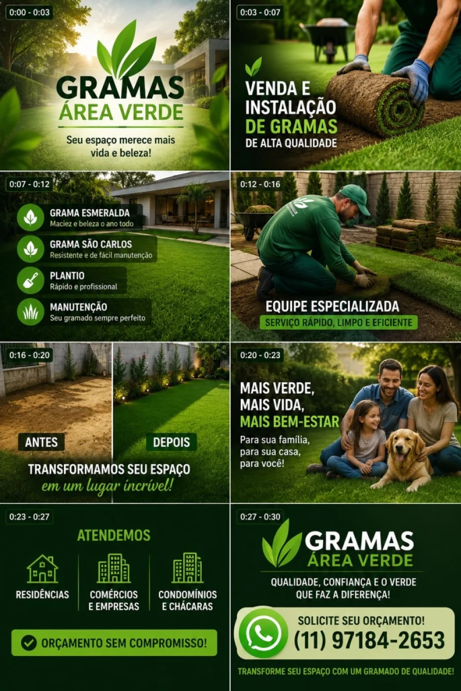 Foto 1:  — Gramas Área Verde