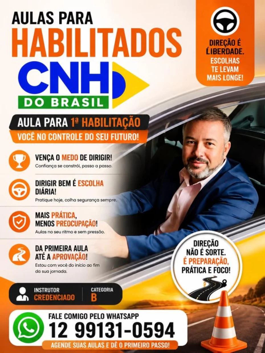 Foto 2:  — Hamilton Dias - Perca o medo de dirigir
