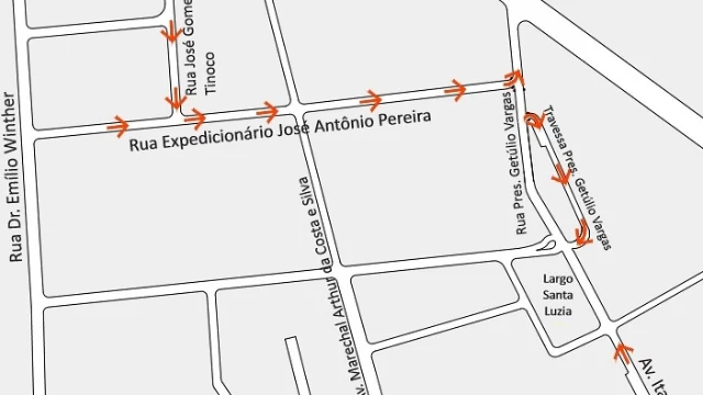 Vias dos bairros Santa Luzia e Jaboticabeiras são alteradas