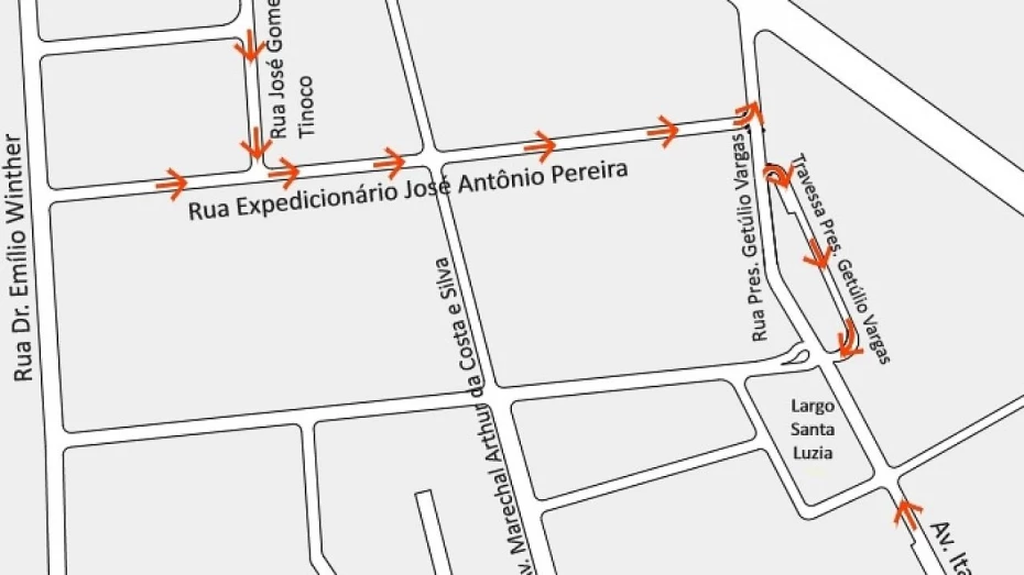 Vias dos bairros Santa Luzia e Jaboticabeiras são alteradas