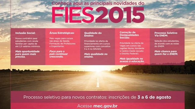 Inscrições para Fies começam nesta semana