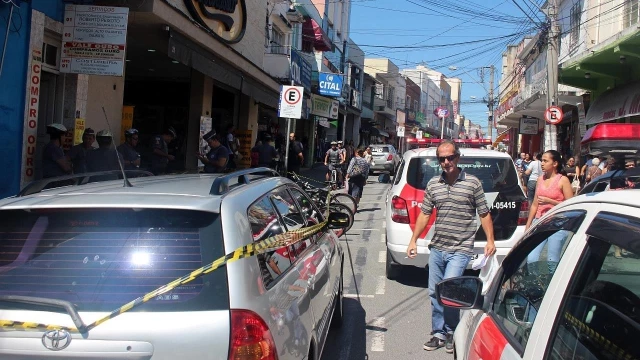 Assalto na região central termina com morte