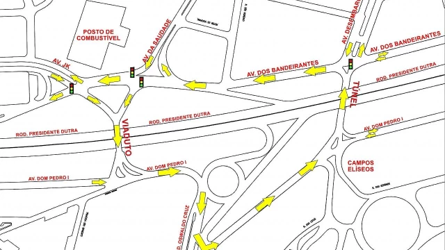 Viaduto do Belém e túnel do C. Elíseos passam a operar em sistema binário