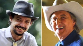 Chico Teixeira divide palco com Sérgio Reis no Teatro Metrópole