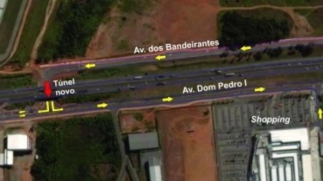 Novo acesso ao shopping Via Vale é entregue nesta segunda-feira