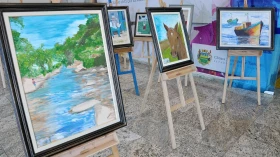 Artista apresenta obras em óleo na Câmara Municipal 