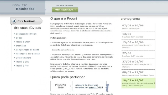 Prouni: Candidatos devem entregar documentos até esta terça