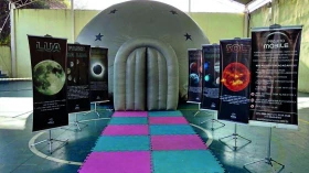 Planetário móvel é destaque no final de semana