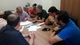 Diretoria da ACIT apresenta projeto de Natal para prefeitura 