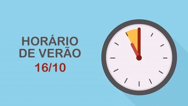Horário de verão tem início neste domingo  